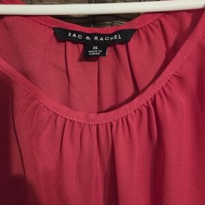 Zac & Rachel Vibrant Red Top